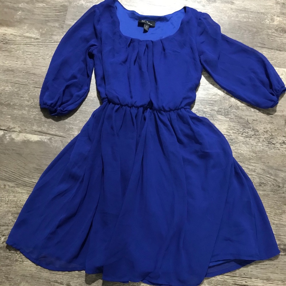 BCX royal blue dress